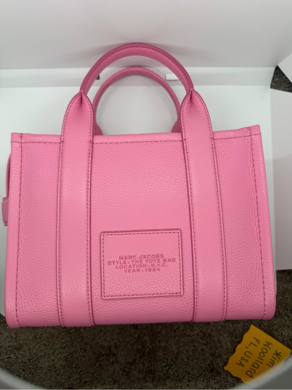 Marc Jacobs Small The Tote Bag - Candy Pink - Picture 10 of 16